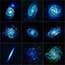 This image showcases galaxies of several types, from elegant grand design spirals to more patchy flocculent spirals. Some of the galaxies have roundish centers, while others have elongated central bars. 